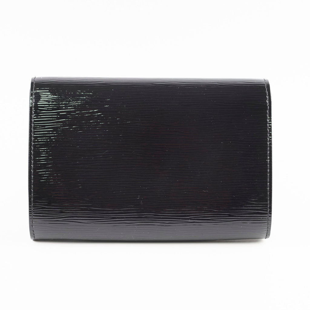 Louis Vuitton Epi Wallet On Chain Black
