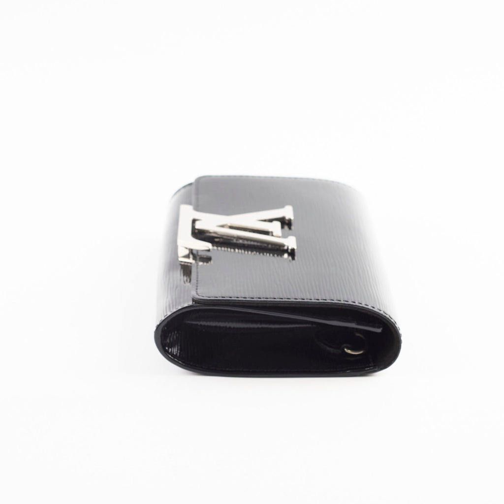 Louis Vuitton Epi Wallet On Chain Black