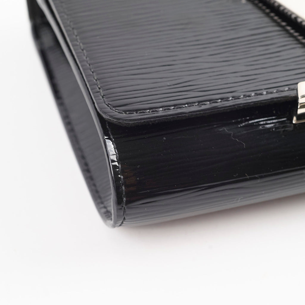 Louis Vuitton Epi Wallet On Chain Black