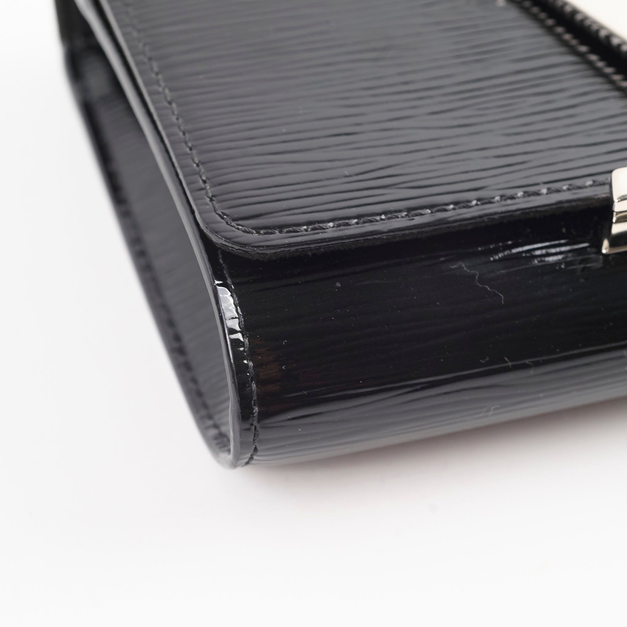 Louis Vuitton Epi Wallet On Chain Black