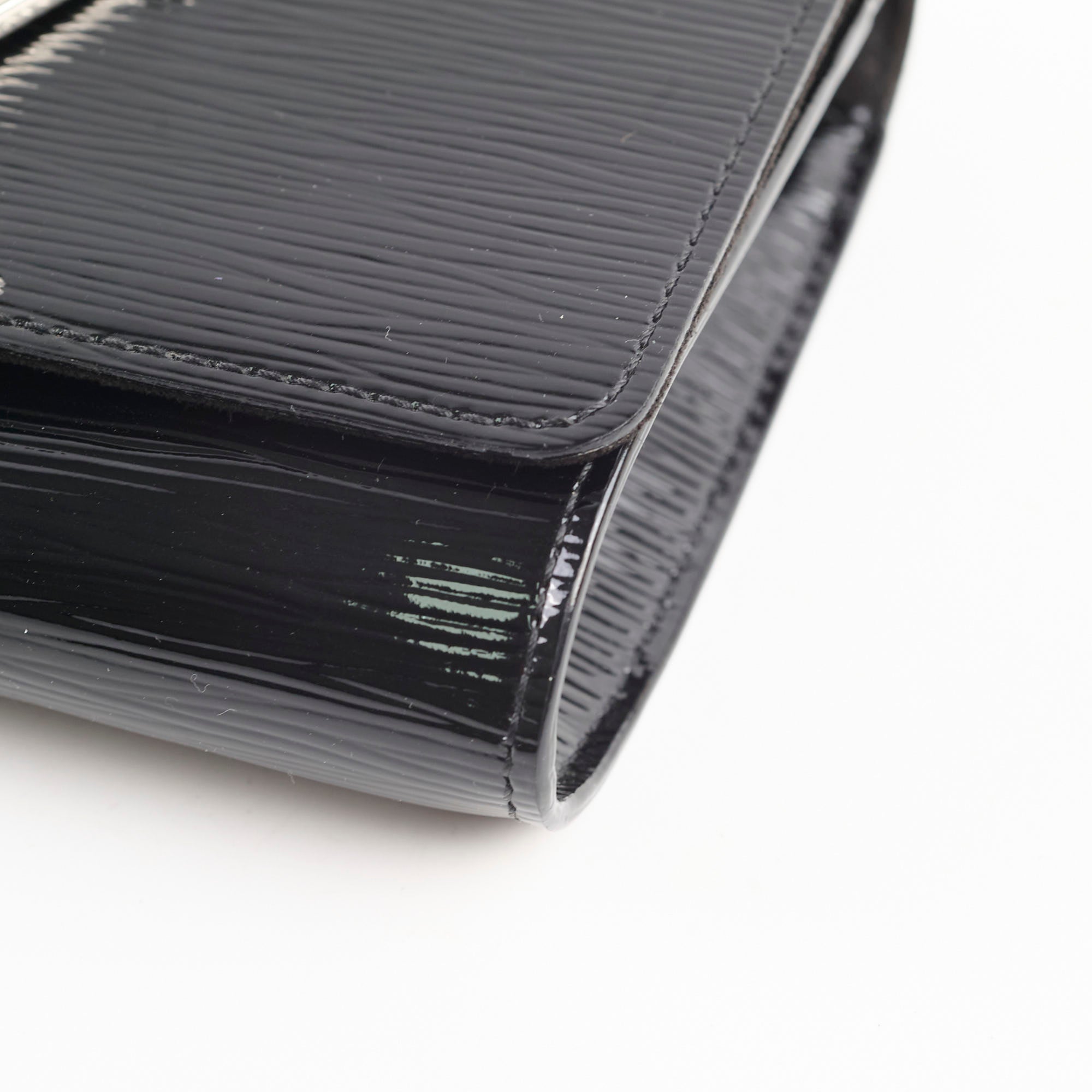 Louis Vuitton Epi Wallet On Chain Black