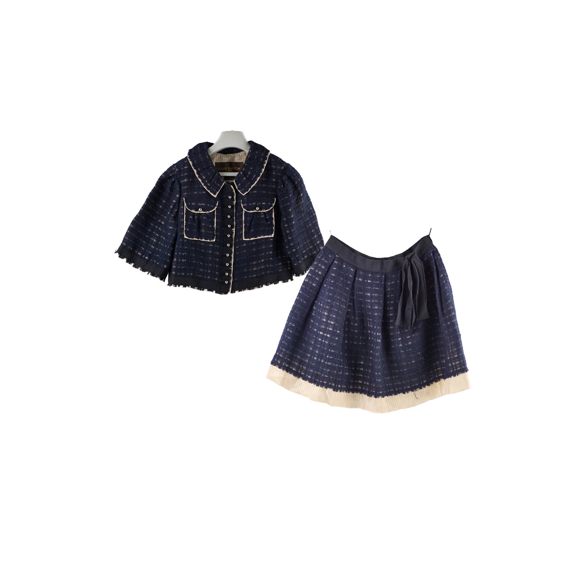 Louis Vuitton 2 Piece Suit Navy Size 38