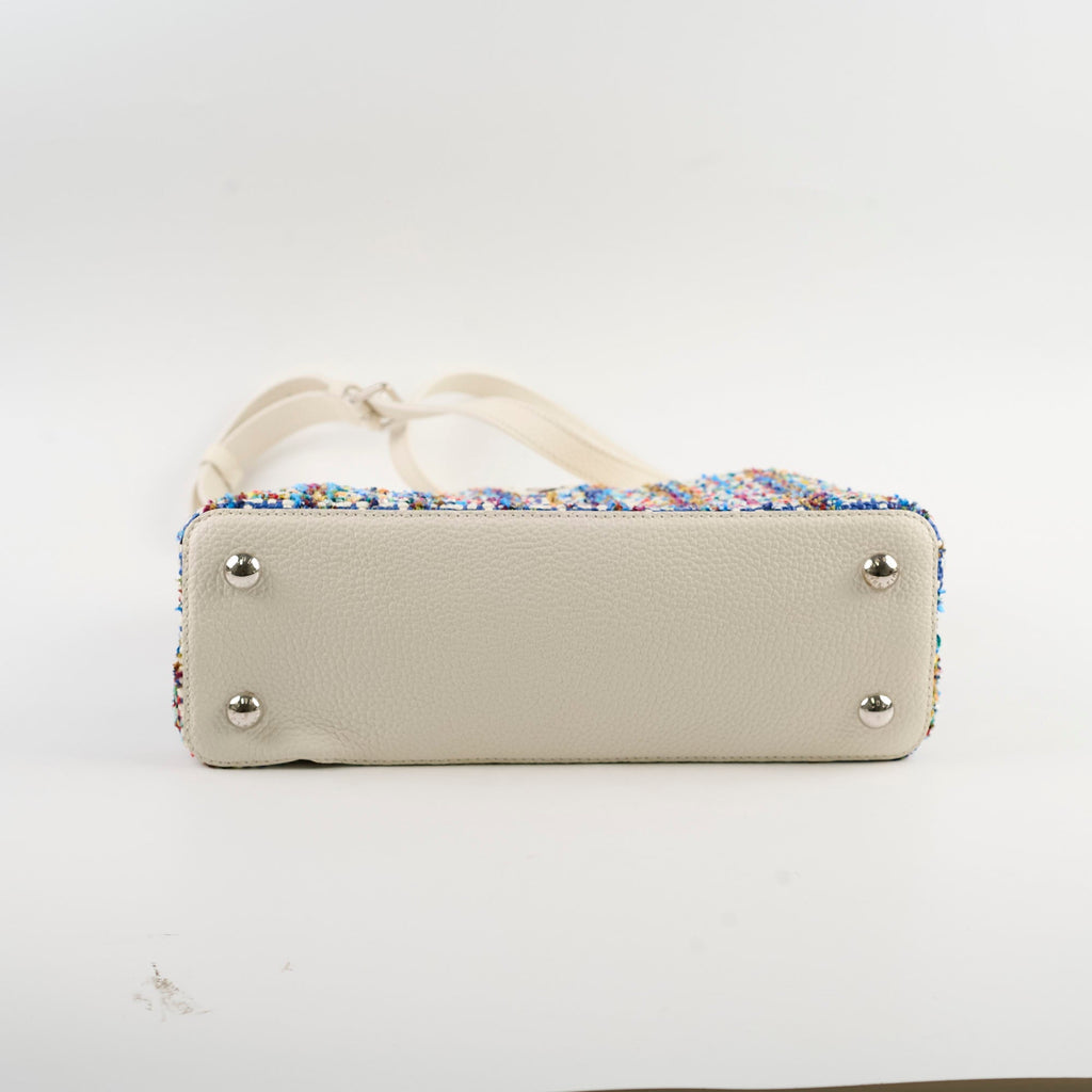 Louis Vuitton MM Capucines Limited Edition Tweed