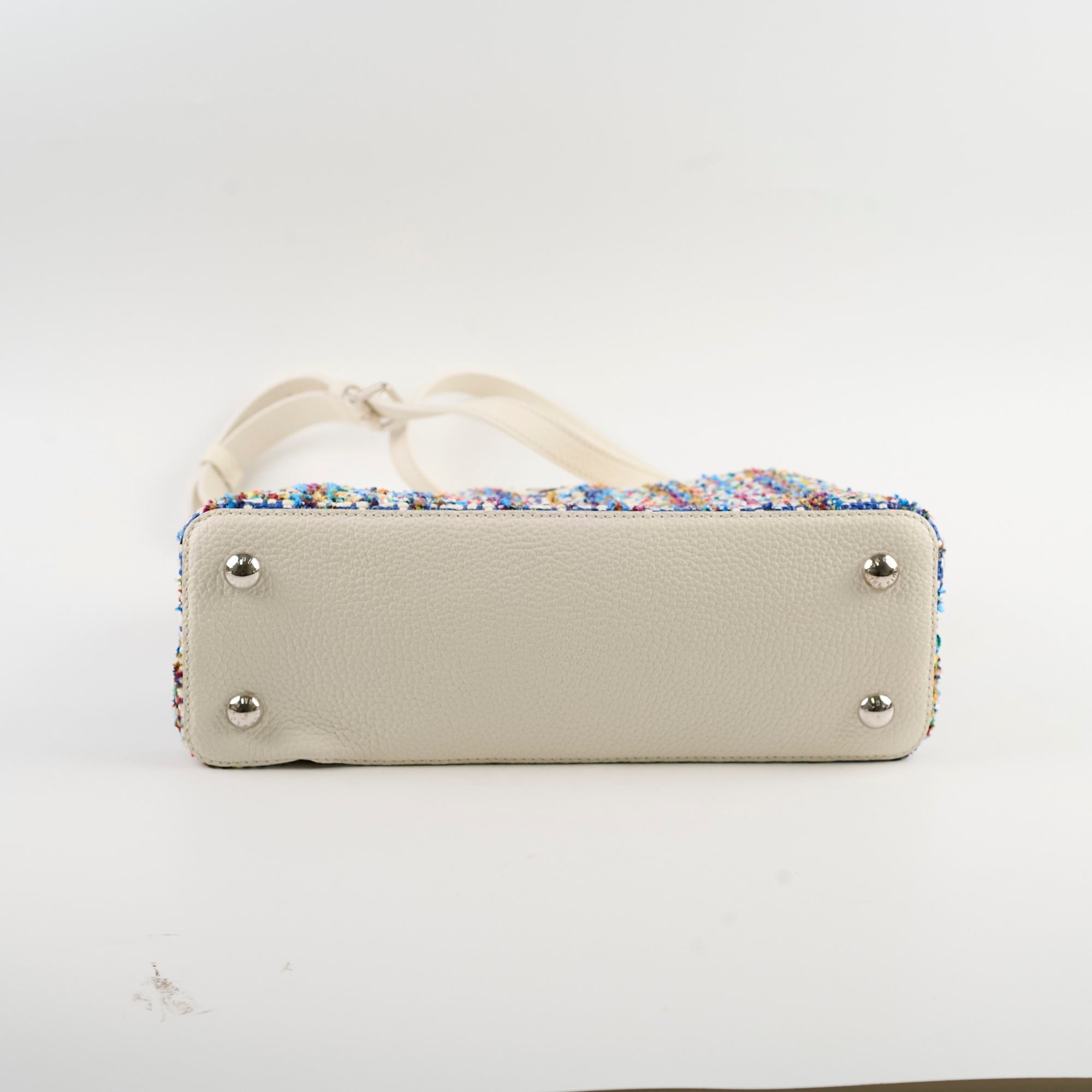 Louis Vuitton MM Capucines Limited Edition Tweed