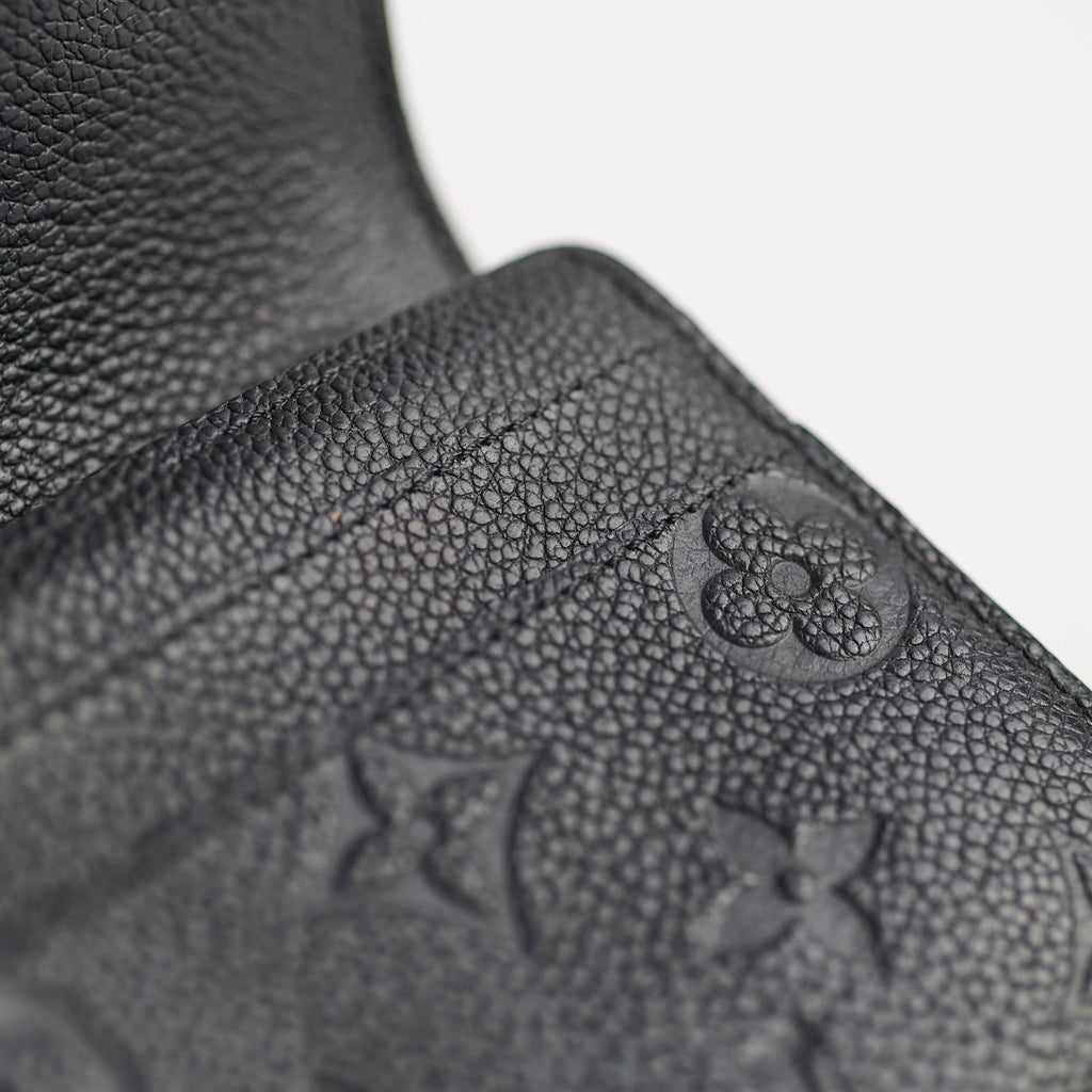 Louis Vuitton Sarah Long Wallet Empriente Black