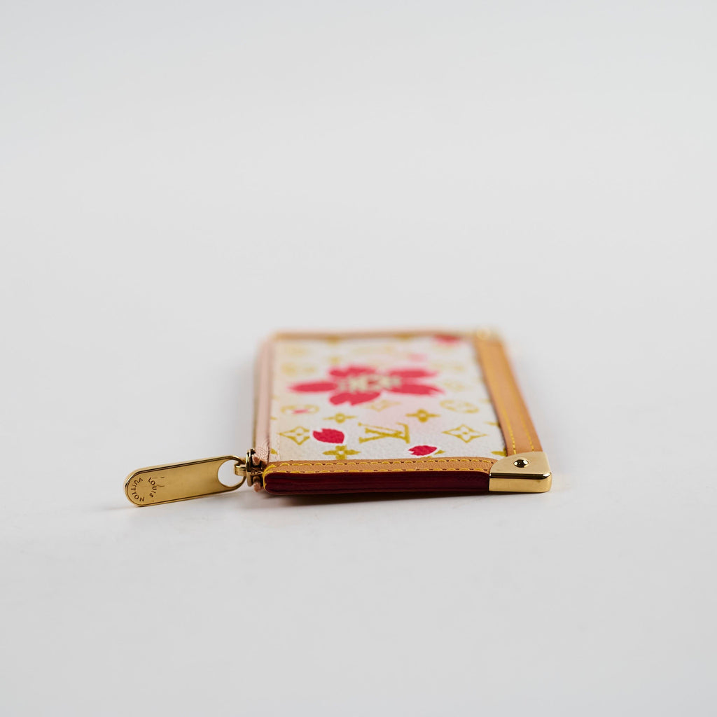 Louis Vuitton Cherry Blossom Pochette Cle Coin Case