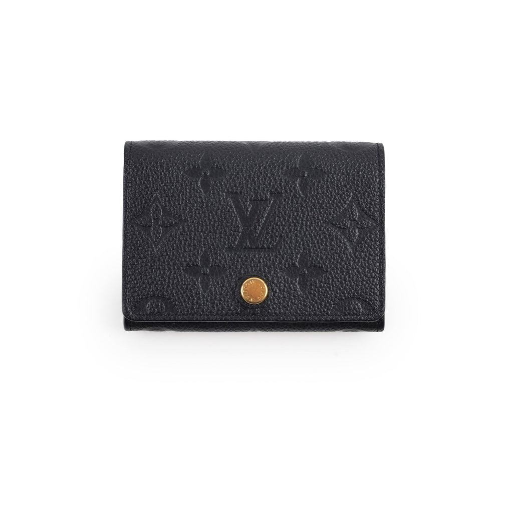 Louis Vuitton Empreinte Card Wallet Black