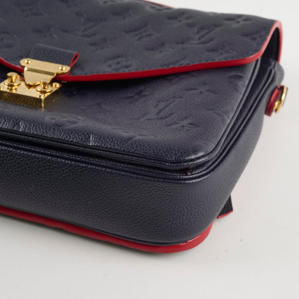 Louis Vuitton Pochette Metis Navy Empreinte