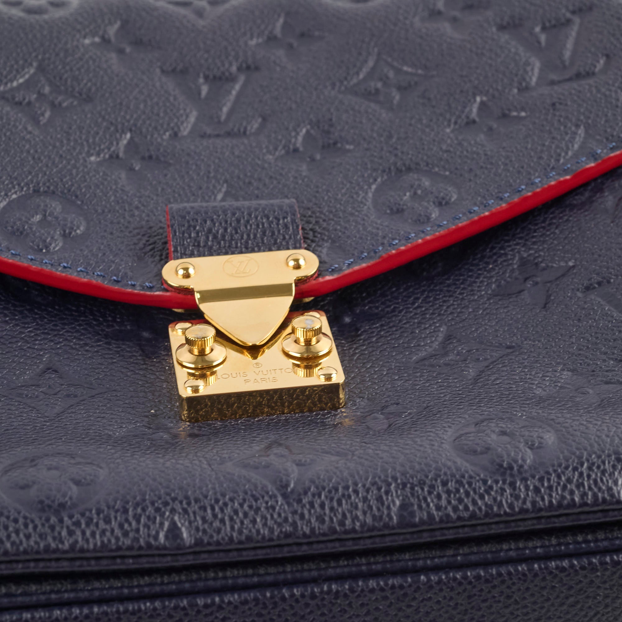 Louis Vuitton Pochette Metis Navy Empreinte
