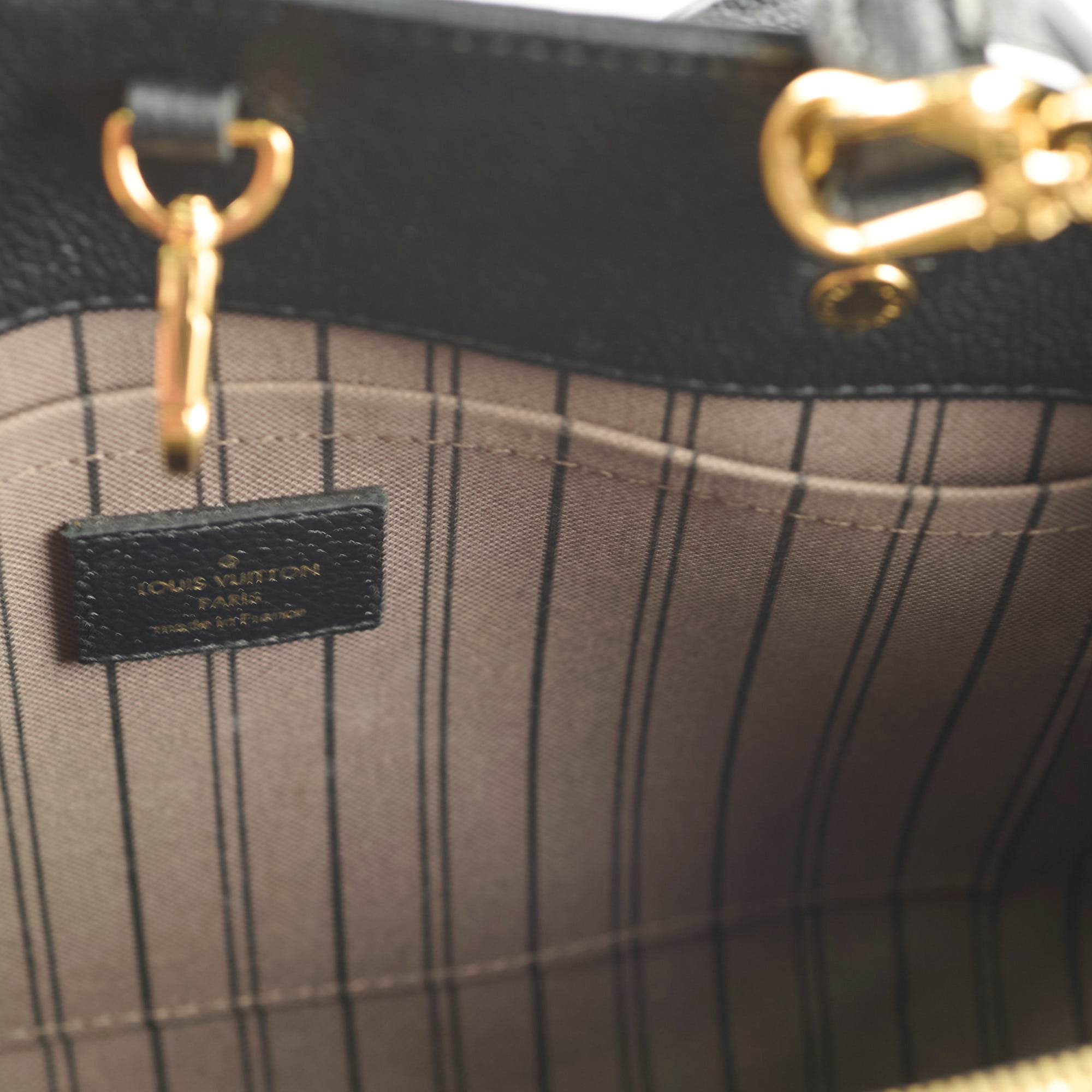 Louis Vuitton Montaigne MM Empreinte Black