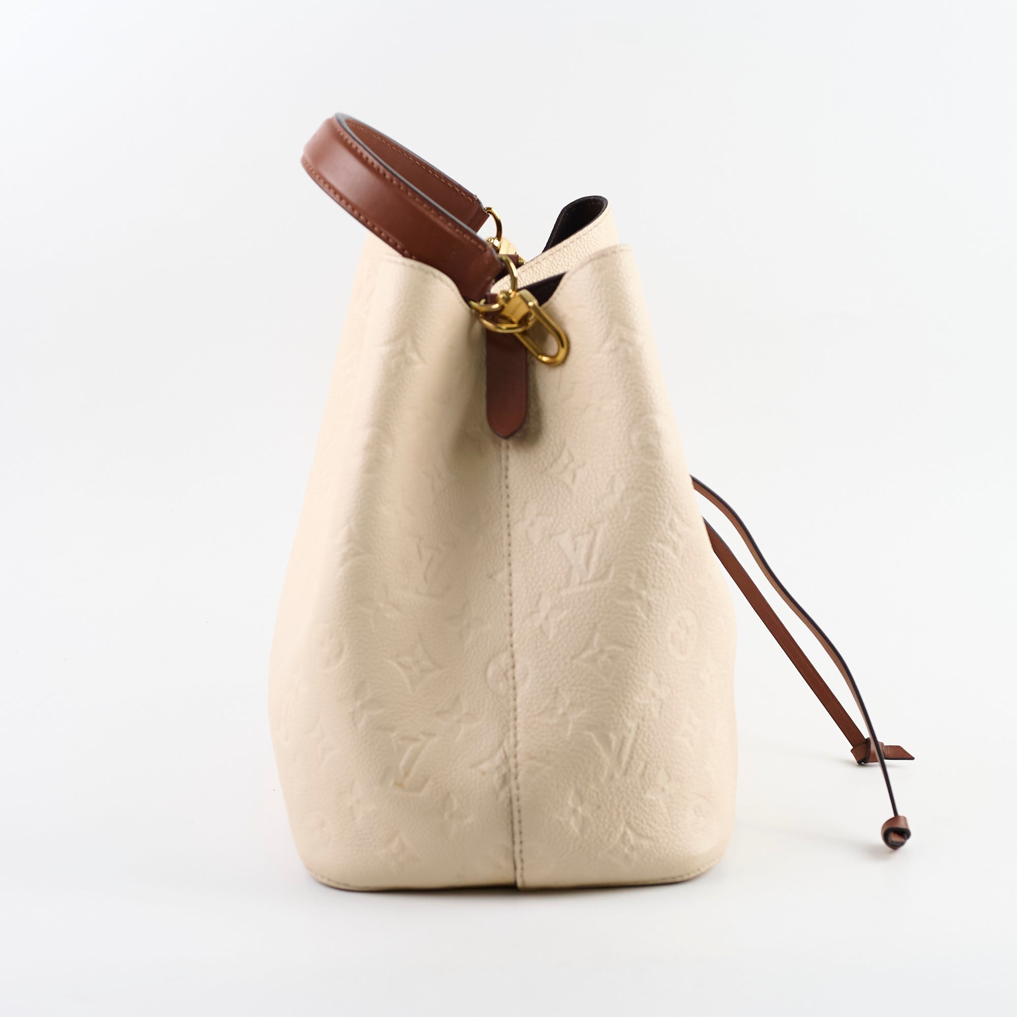 Louis Vuitton Neo Noe Cream Empreinte (missing strap)