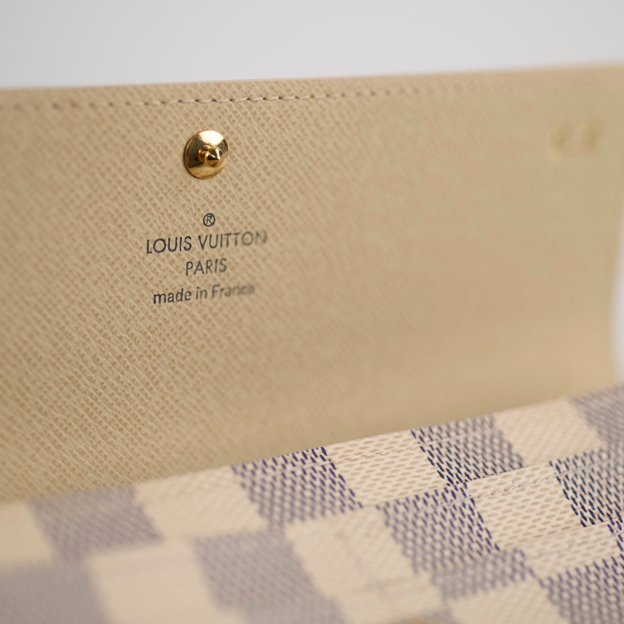 Louis Vuitton Sarah Wallet Damier Azur