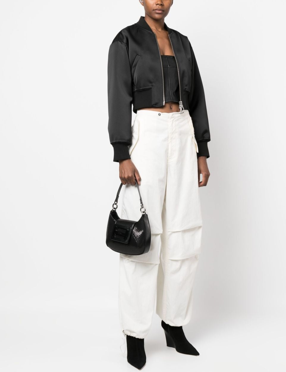 H-BAG LEATHER SHOULDER BAG