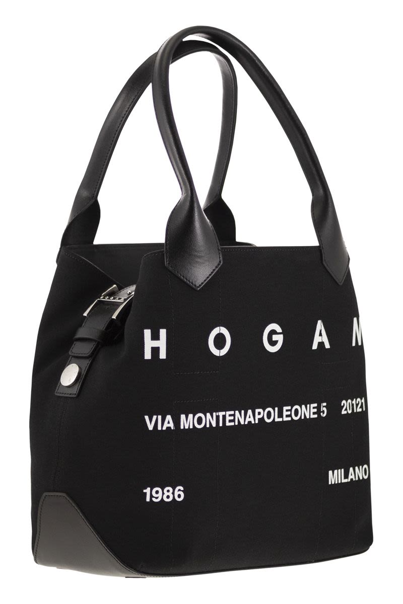 Script Canvas Medium Tote Bag