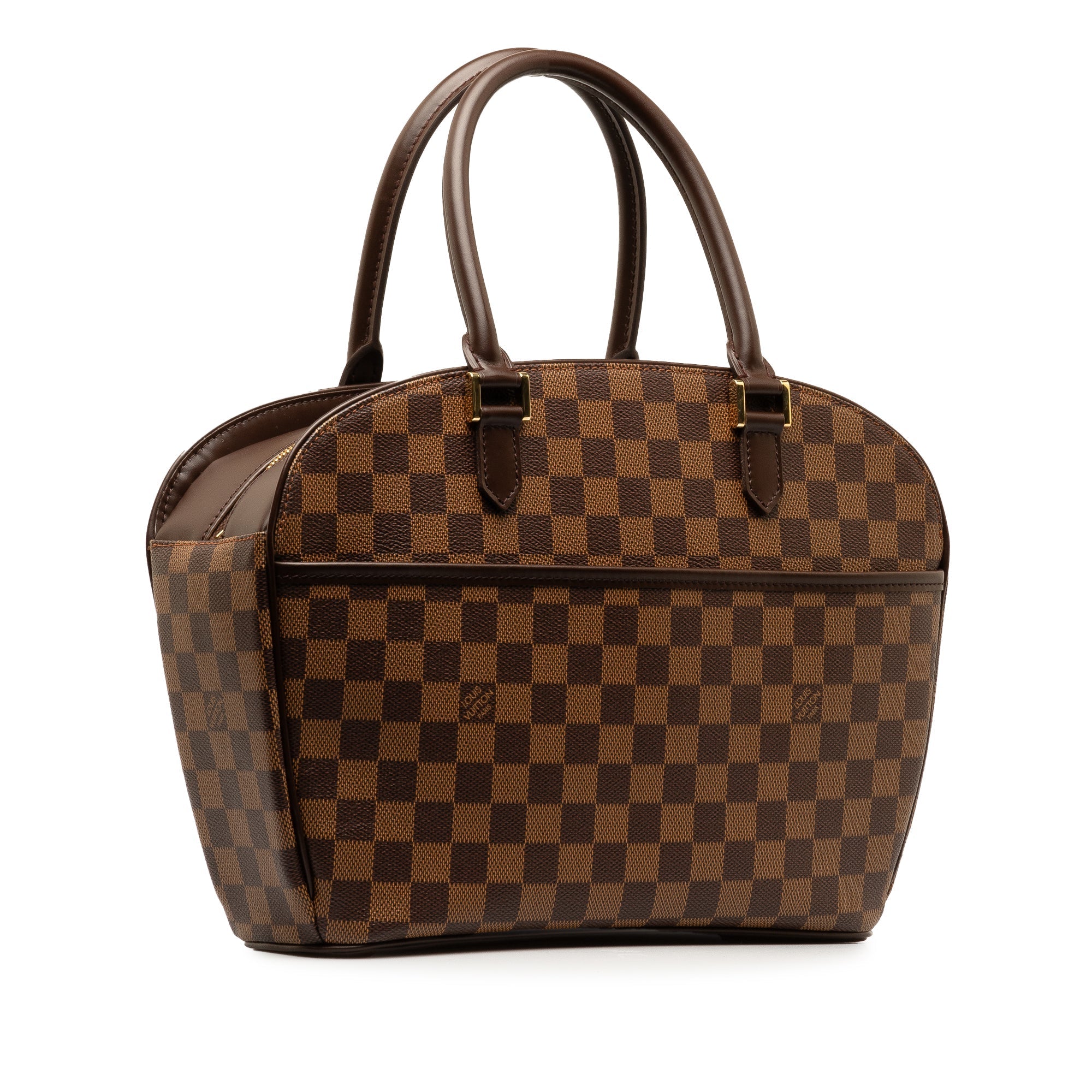 Brown Louis Vuitton Damier Ebene Sarria Horizontal Handbag
