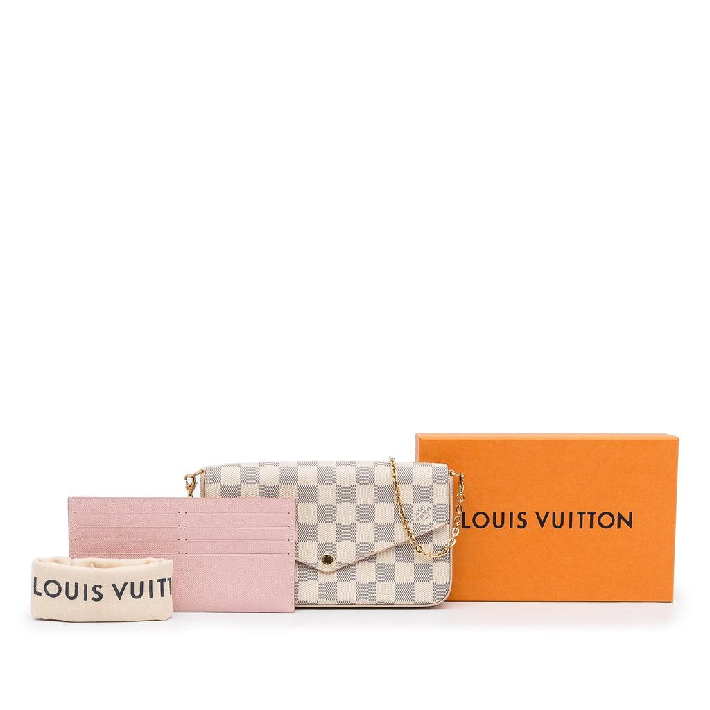 Louis Vuitton Pochette Felicie Damier Azur Canvas