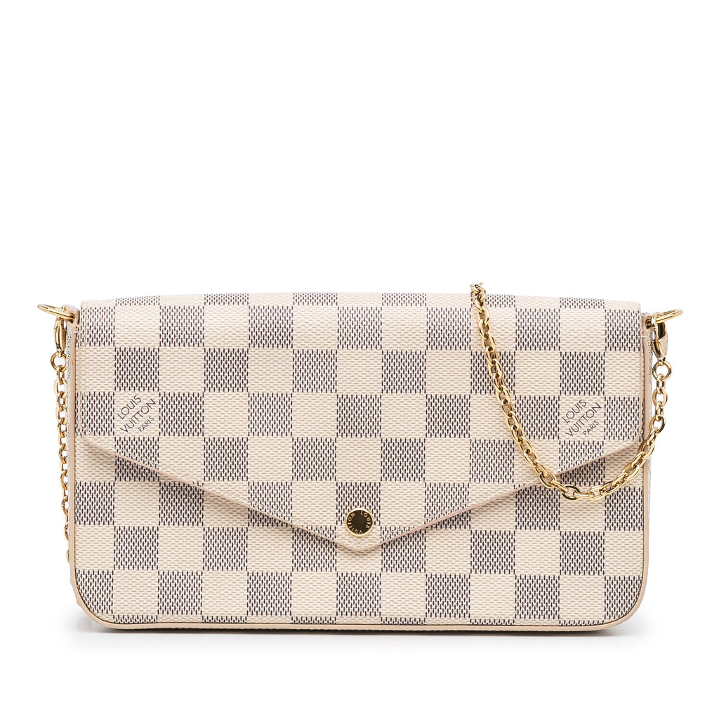 Louis Vuitton Pochette Felicie Damier Azur Canvas