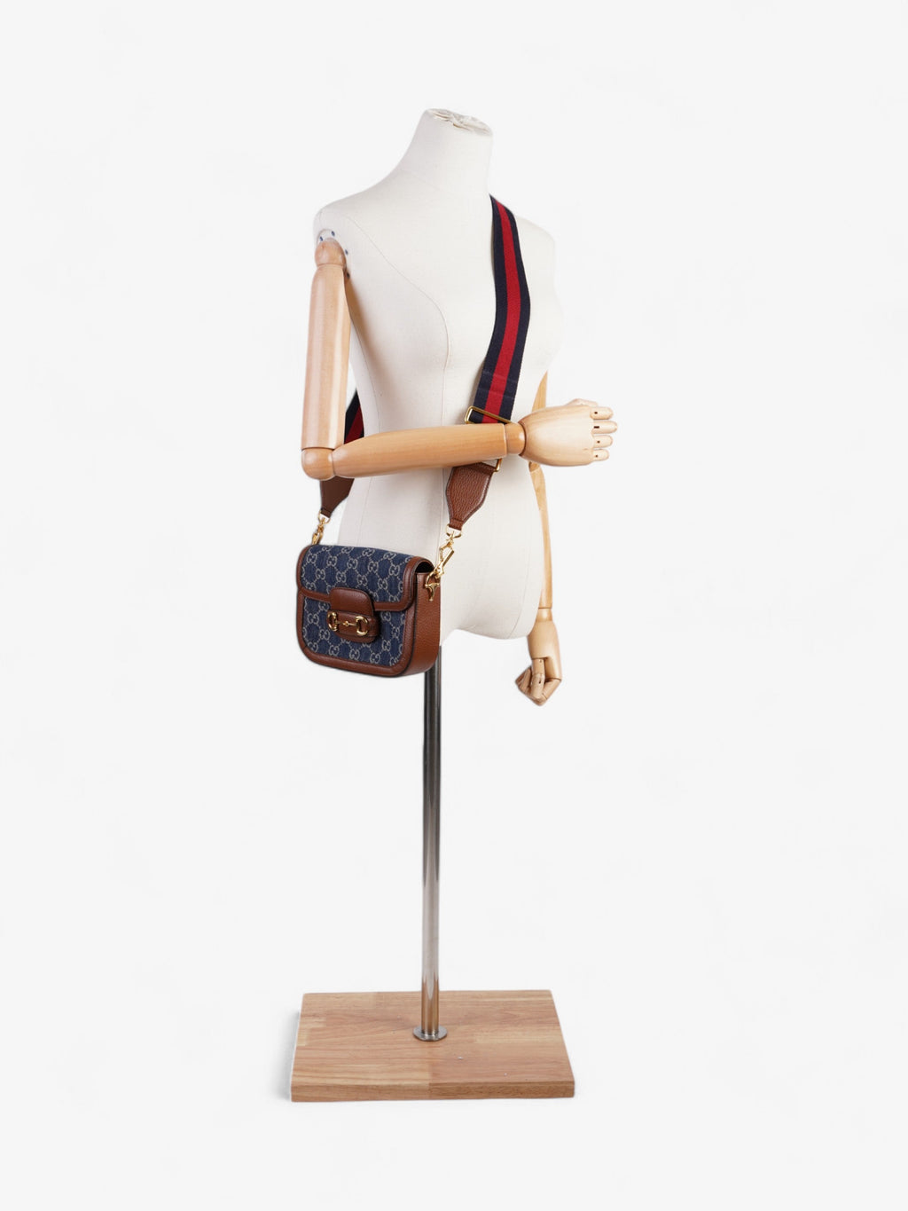 Gucci Horsebit 1955 GG Supreme / Brown Denim