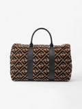 Fendi Forever Fendi Duffle Bag Black / Brown Shearling