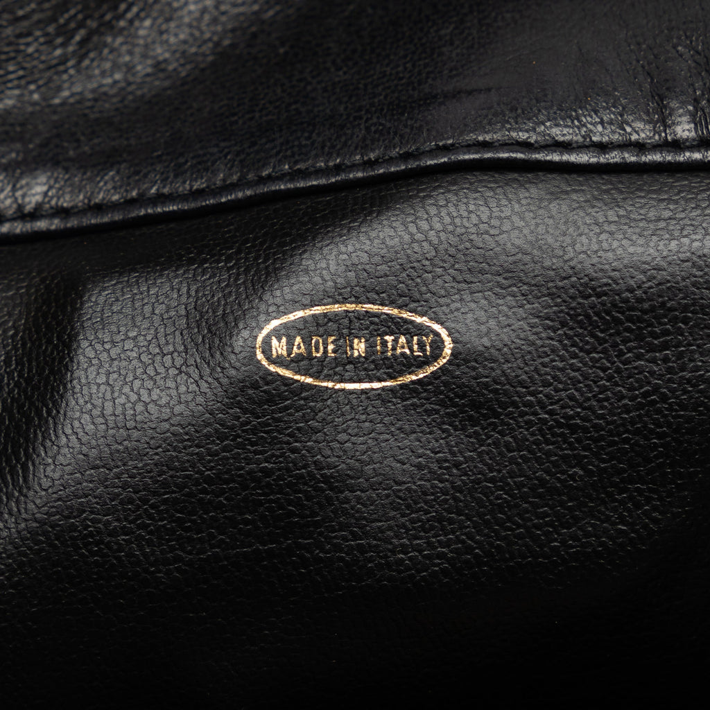 Chanel Duma Backpack Black Raffia Gold