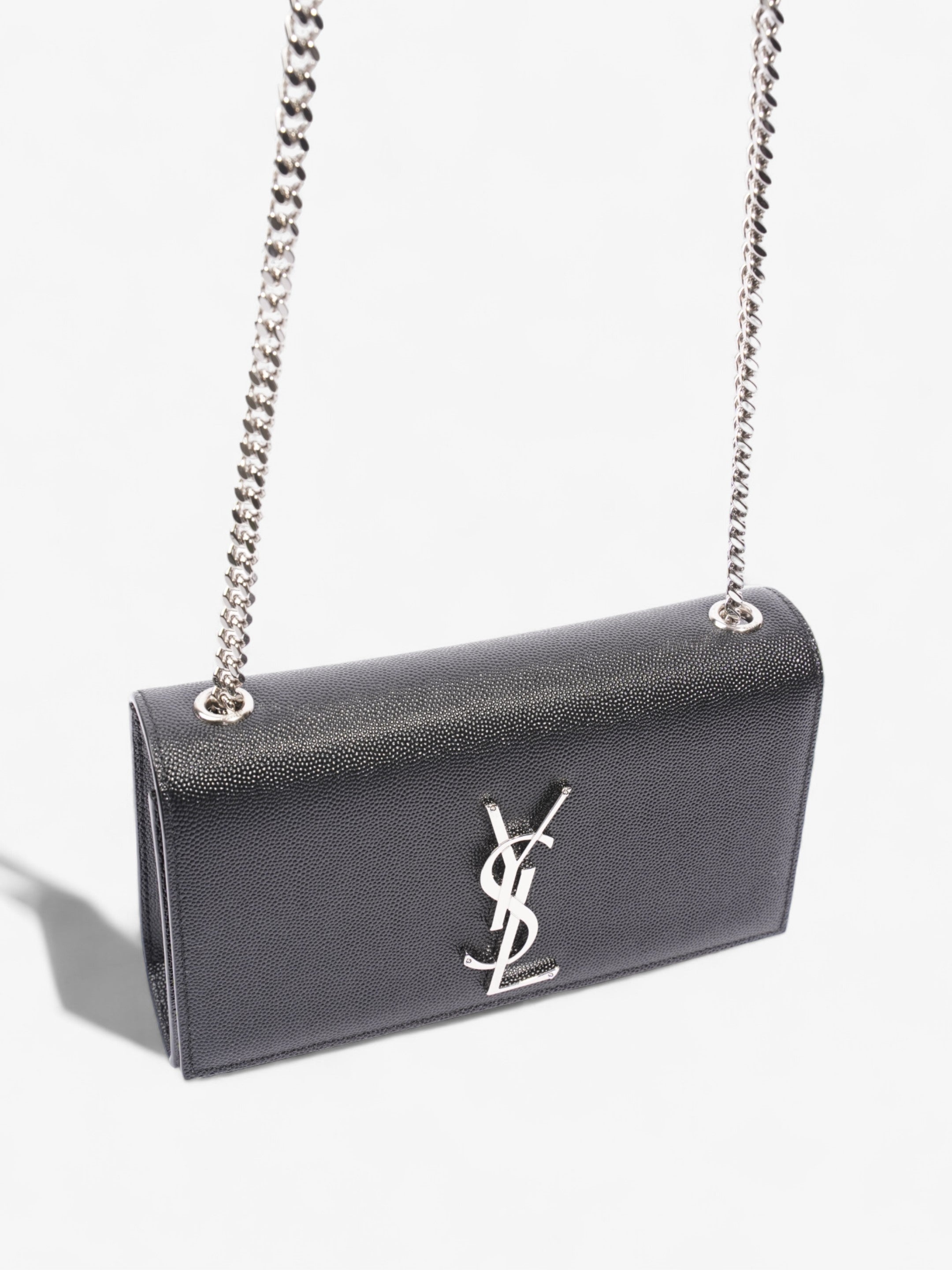 Saint Laurent Kate Black Leather Small