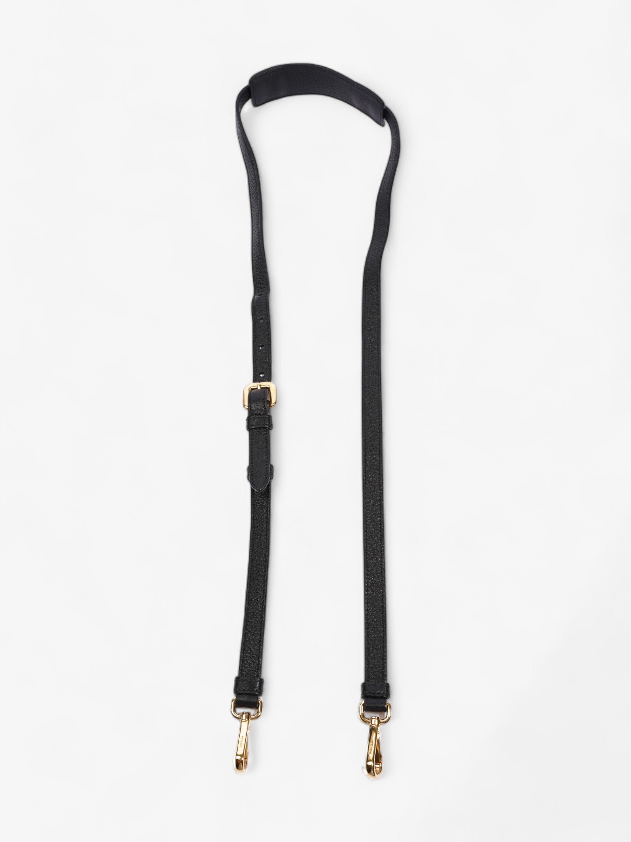 Prada Small Drawstring Black Leather
