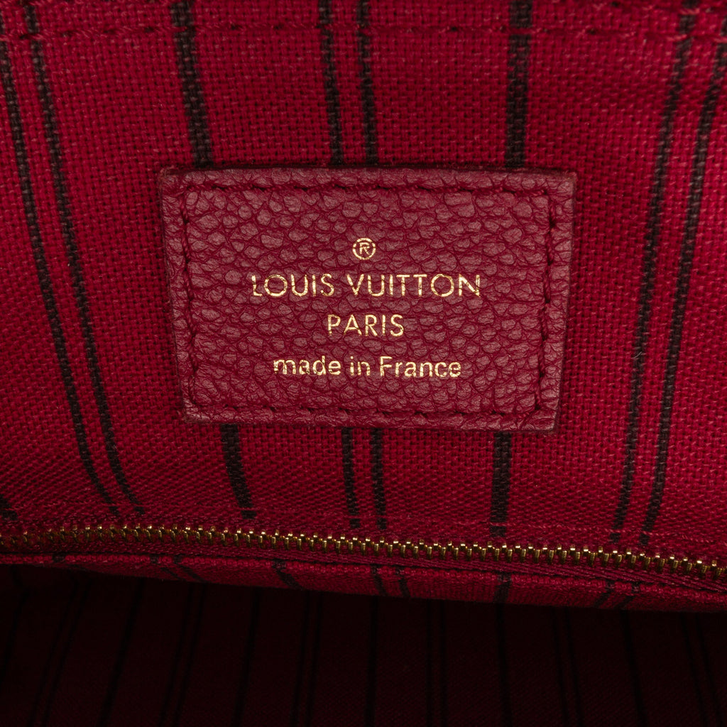 Louis Vuitton Speedy BandouliÃƒÆ’Ã‚Â¨re 25 Red Monogram Empreinte