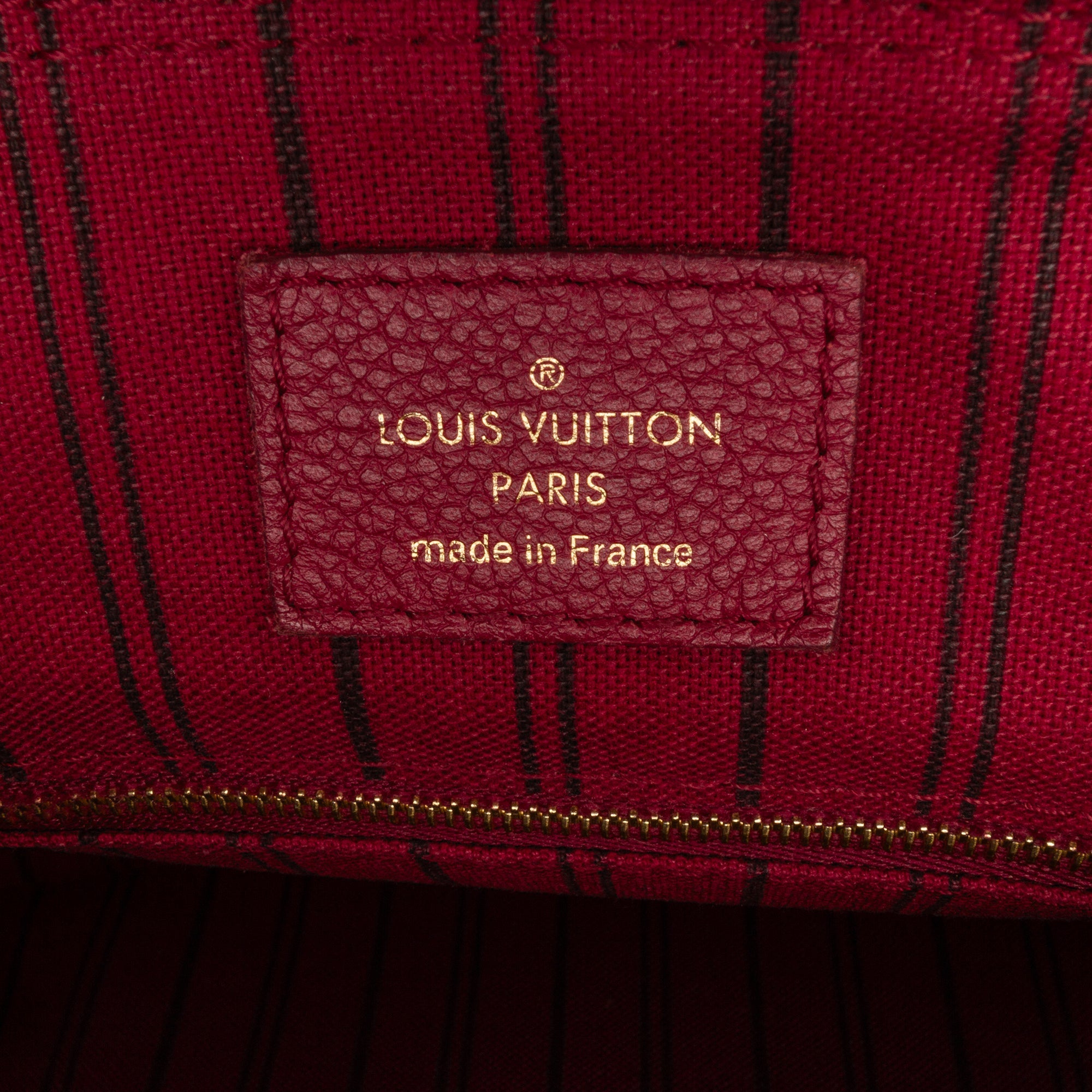 Louis Vuitton Speedy BandouliÃƒÆ’Ã‚Â¨re 25 Red Monogram Empreinte