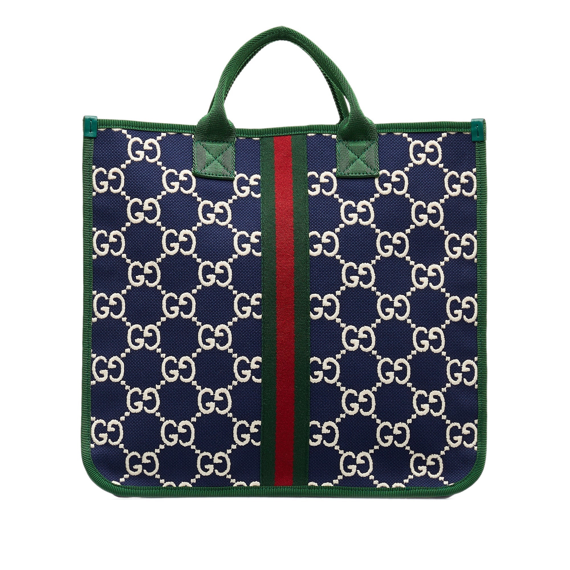 Blue Gucci GG Nylon Web Children's Tote Bag