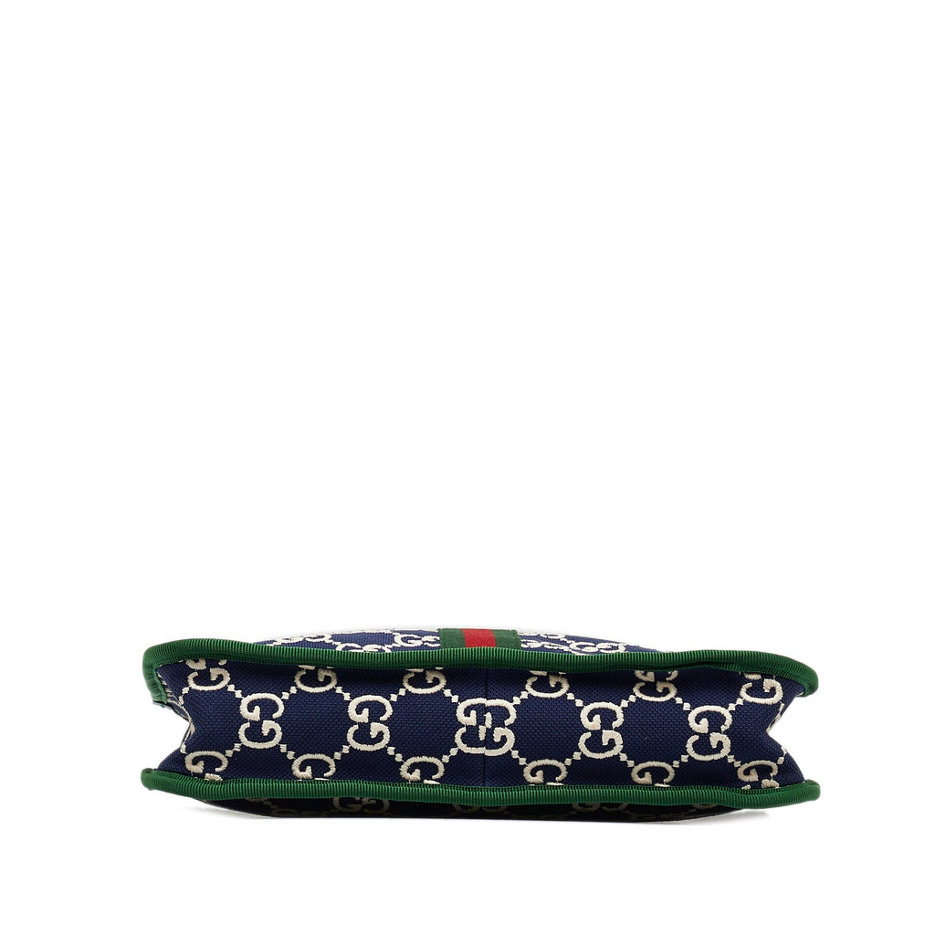 Blue Gucci GG Nylon Web Children's Tote Bag