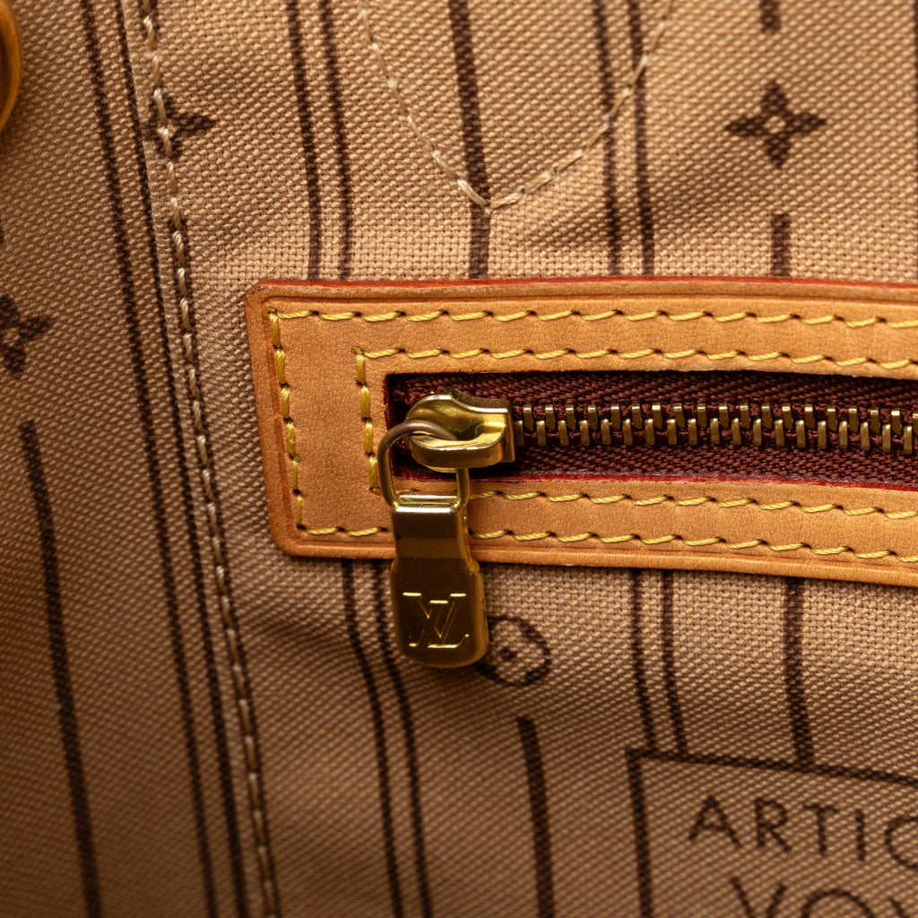 Brown Louis Vuitton Monogram Neverfull PM Tote Bag