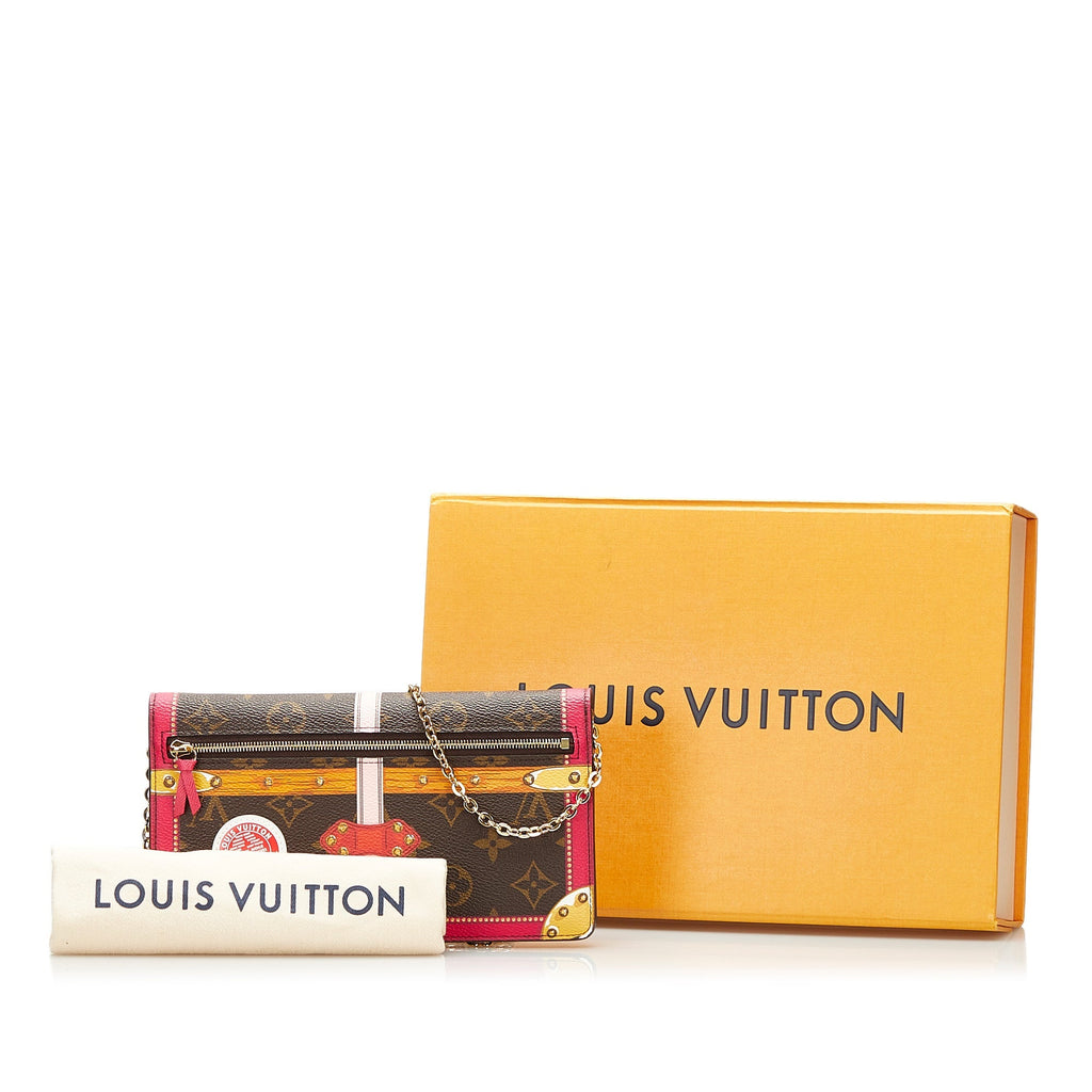 Brown Louis Vuitton Monogram Summer Trunks Pochette Crossbody Bag