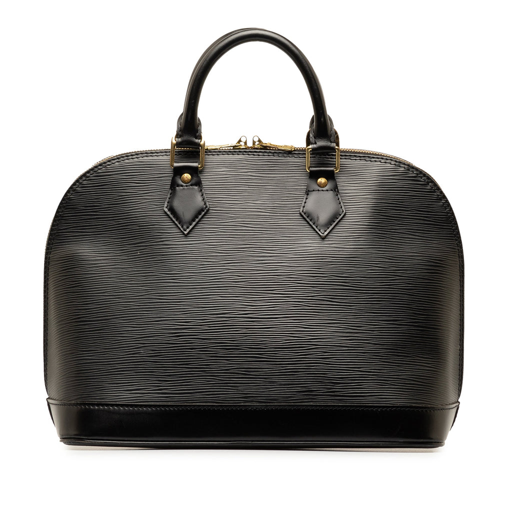 Black Louis Vuitton Epi Alma PM Handbag
