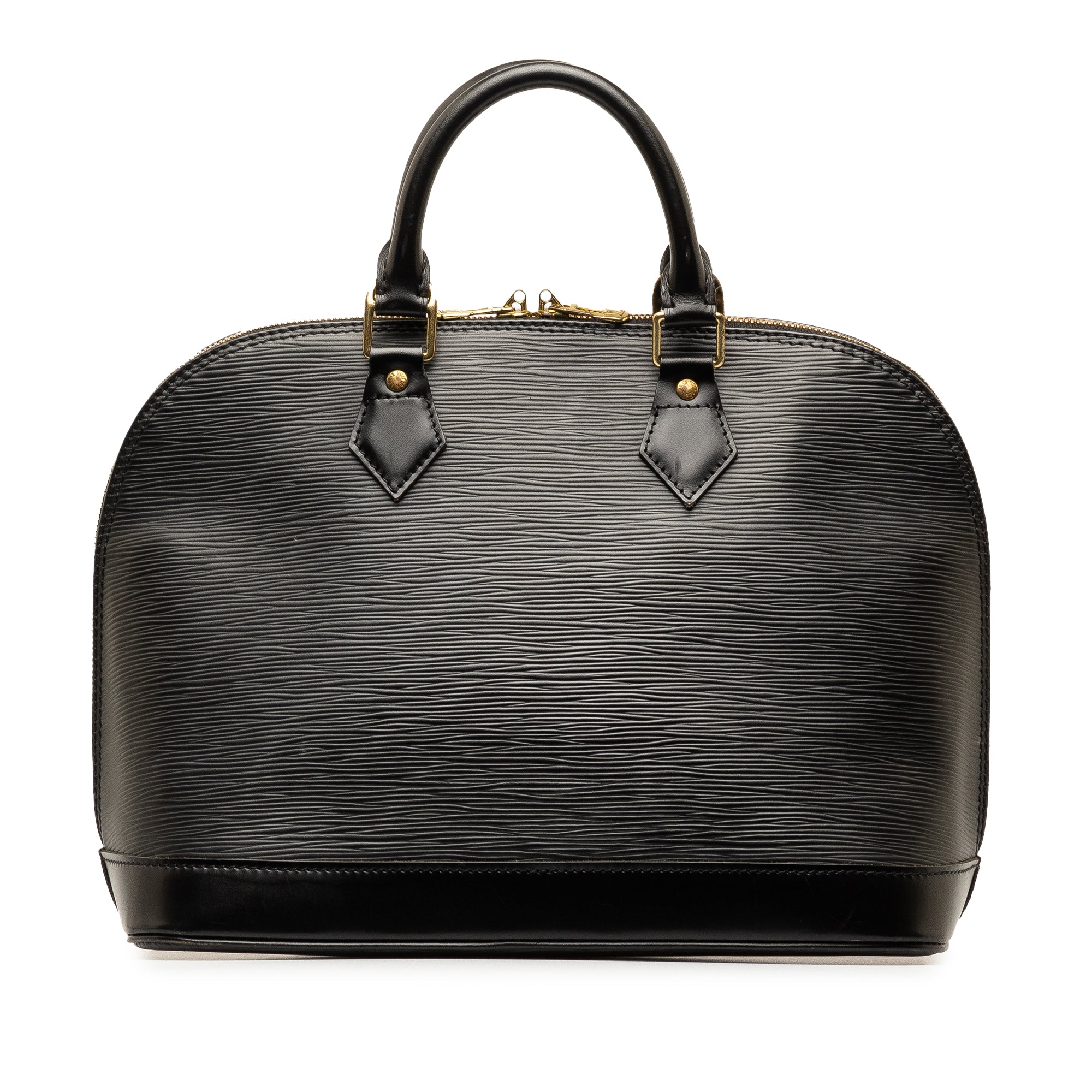 Black Louis Vuitton Epi Alma PM Handbag