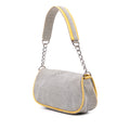 Chanel Canvas Cc Camellia No. 5 Shoulder Bag