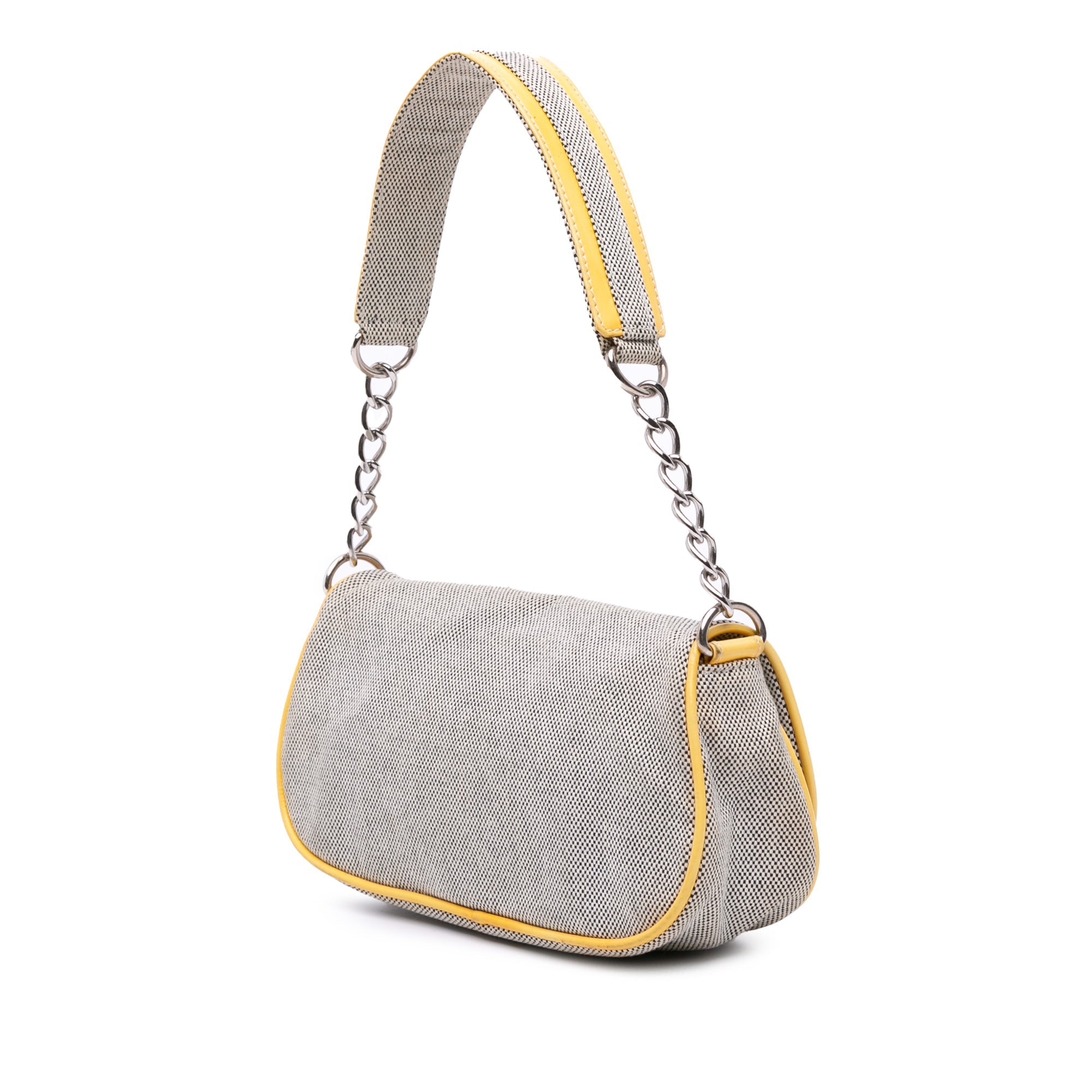 Chanel Canvas Cc Camellia No. 5 Shoulder Bag