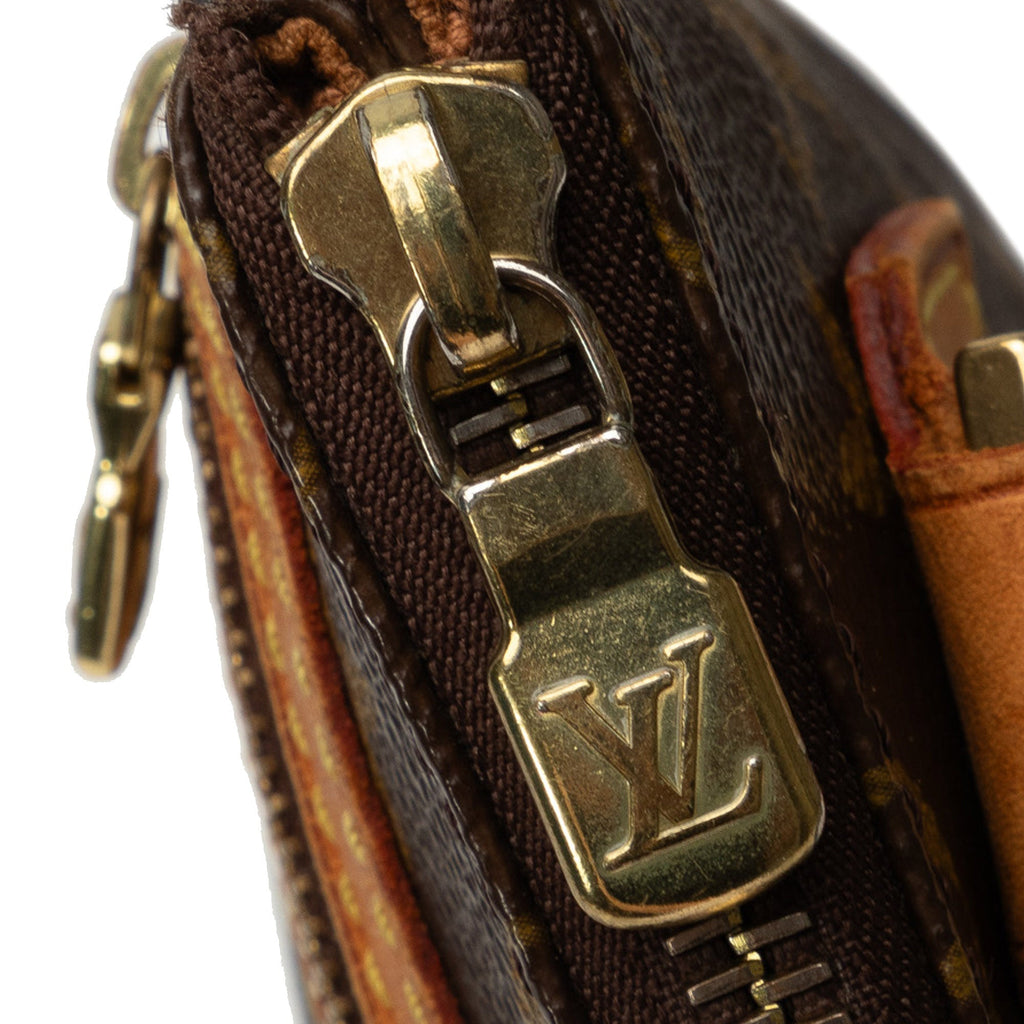 Brown Louis Vuitton Monogram Pochette Bosphore Crossbody Bag
