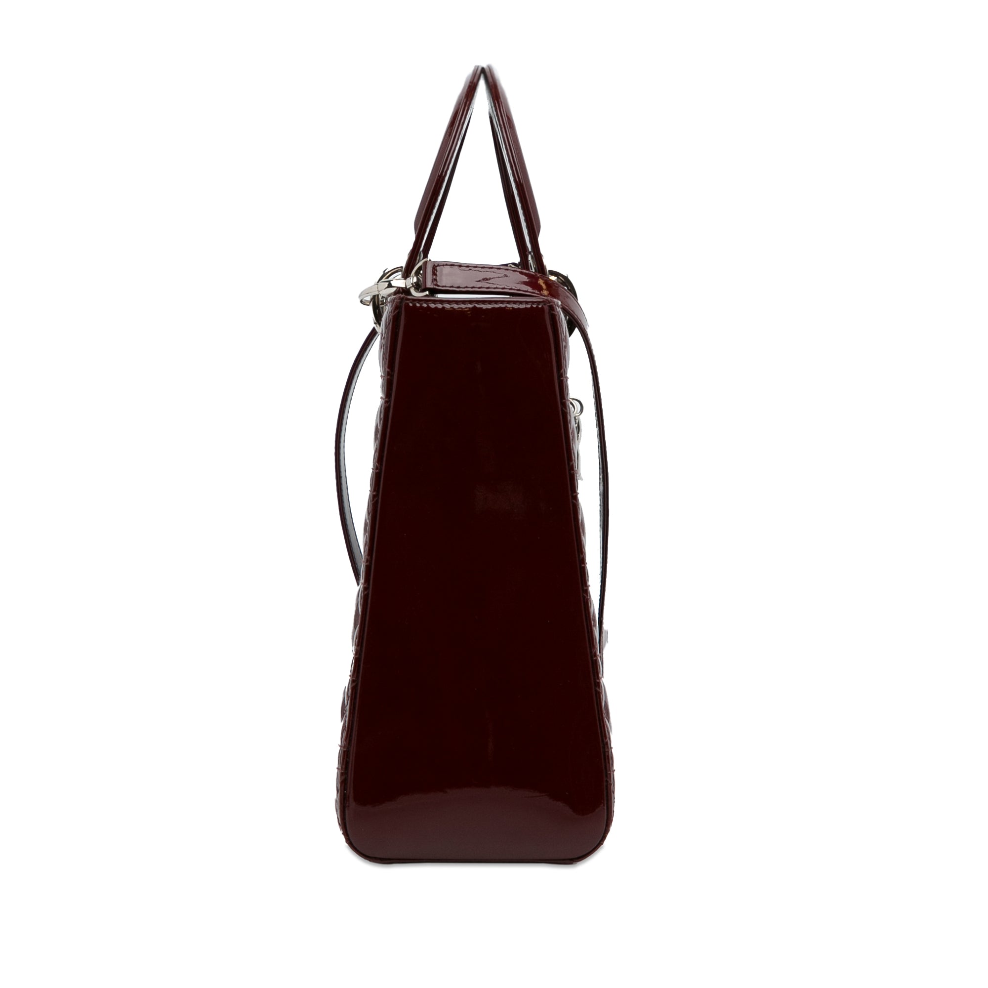 Dior Lady Dior Large Red Patent