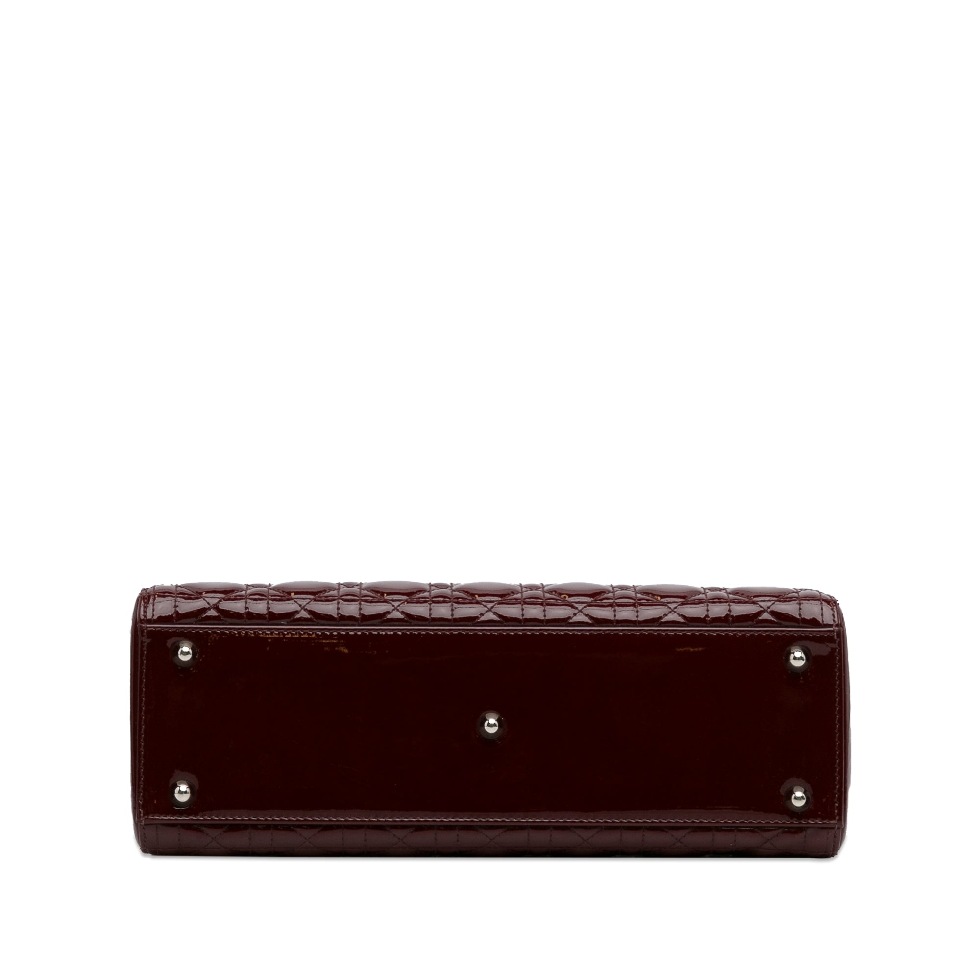 Dior Lady Dior Large Red Patent