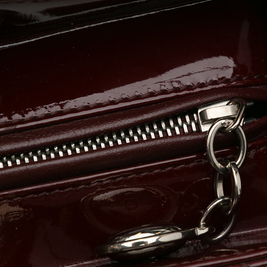 Dior Lady Dior Large Red Patent