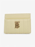 Burberry Lola Card Case Cool Lemon Leather