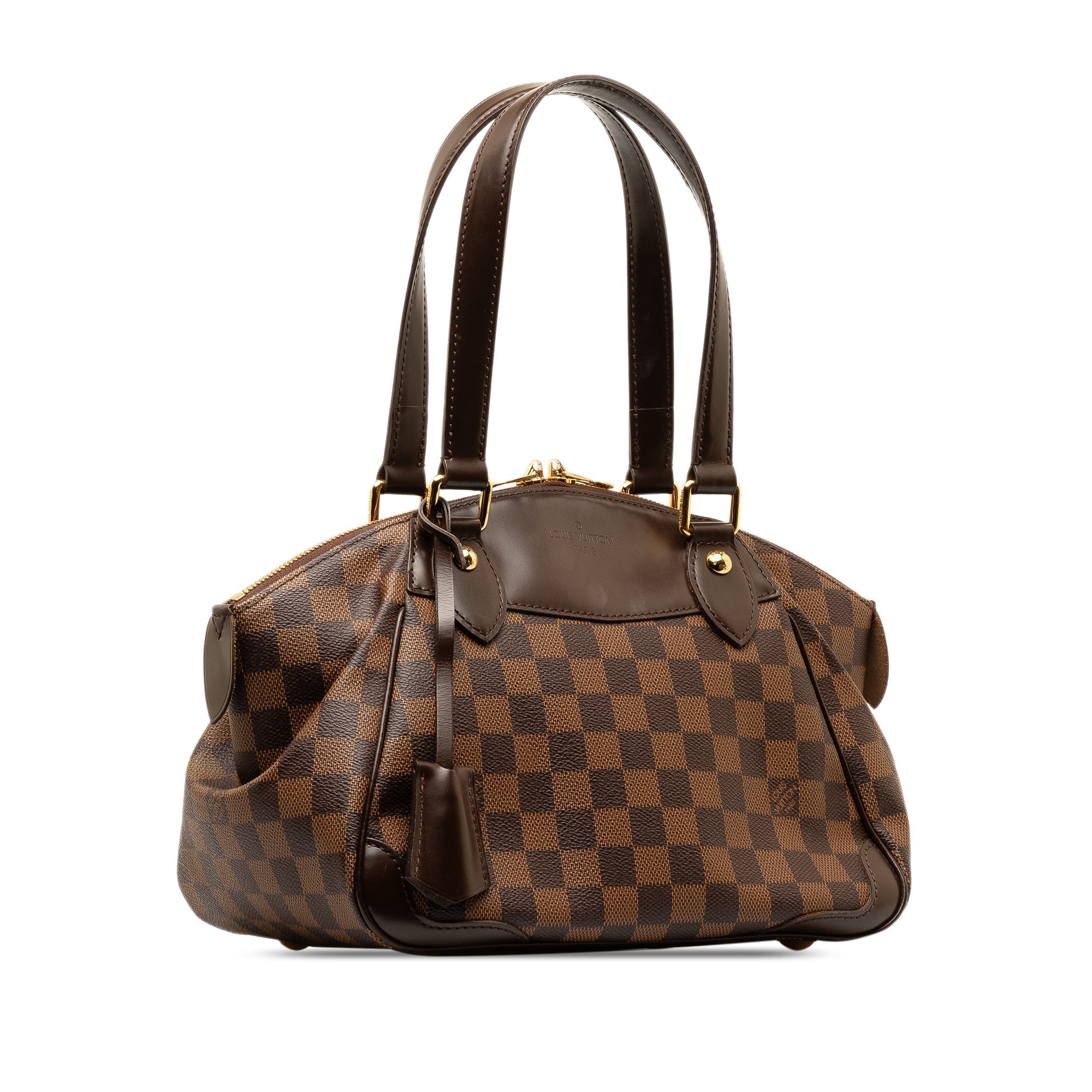 Brown Louis Vuitton Damier Ebene Verona PM Handbag