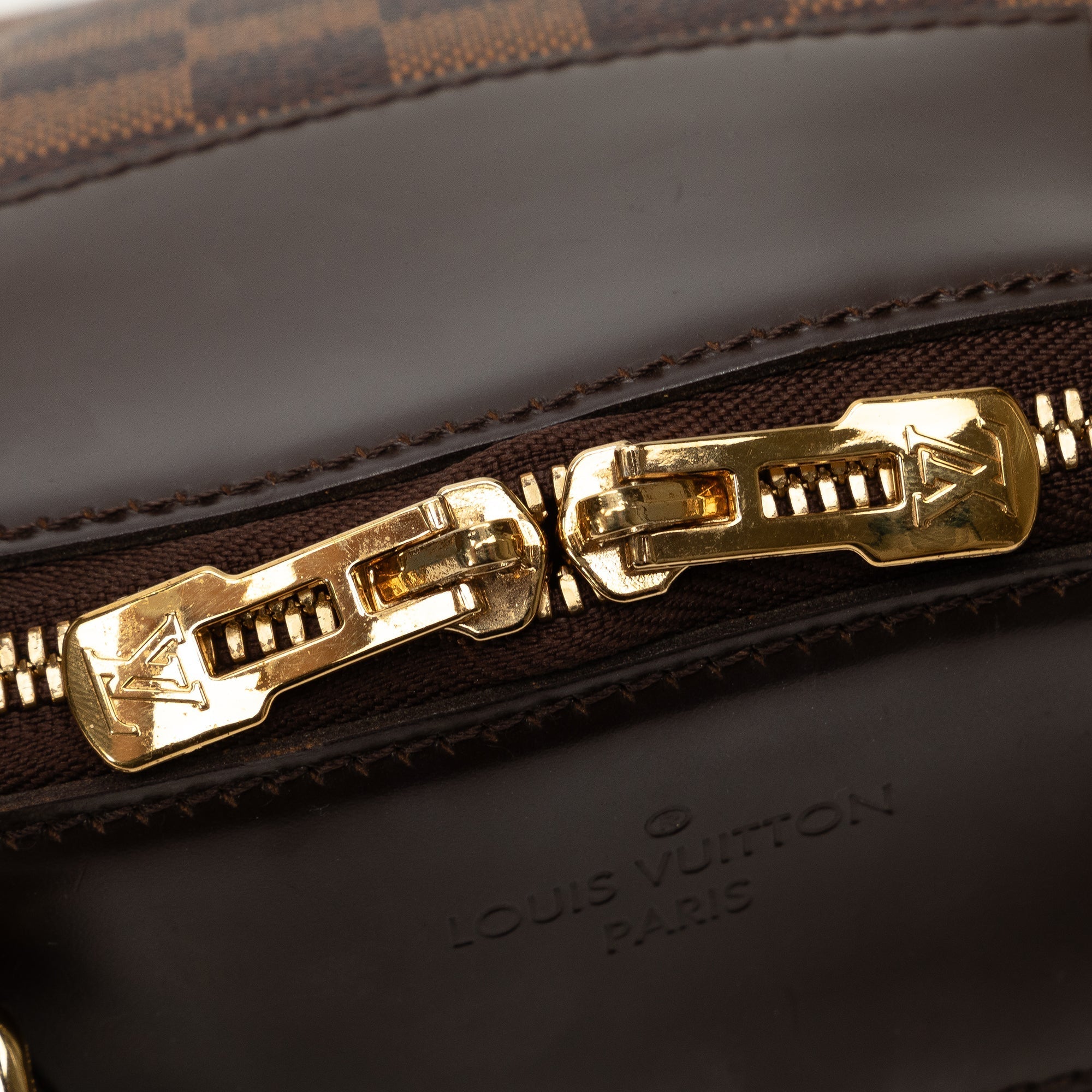 Brown Louis Vuitton Damier Ebene Verona PM Handbag