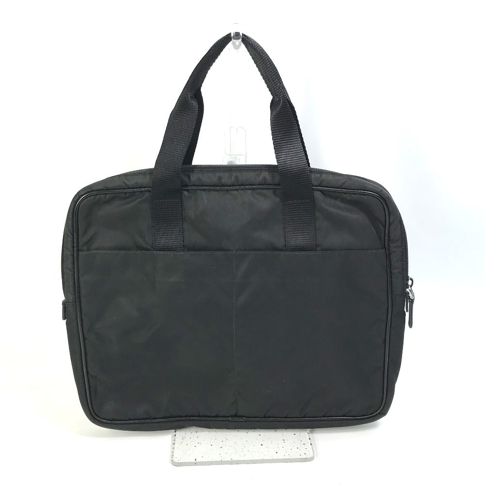 PRADA Business bag Nylon black Bag Triangle logo plate mens Used