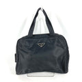 PRADA Handbag Nylon black Triangle logo plate Women Used