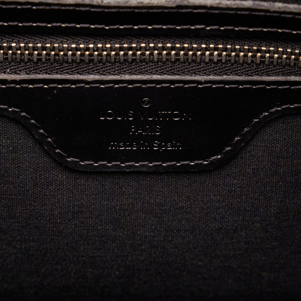 Black Louis Vuitton Monogram Mat Stockton Tote Bag