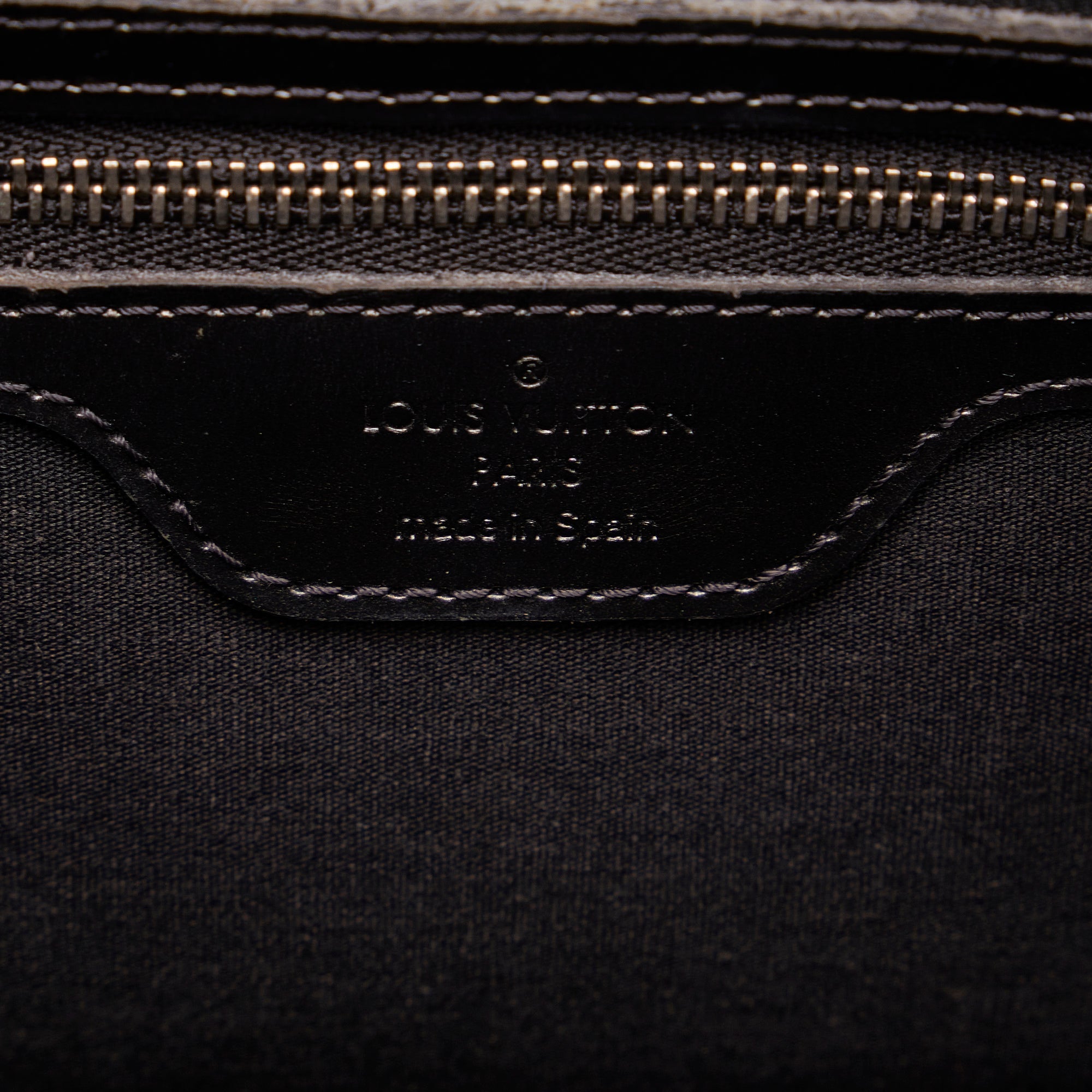 Black Louis Vuitton Monogram Mat Stockton Tote Bag