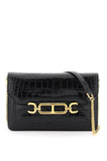 Tom Ford Whitney Crocodile Print Shoulder Bag. Women