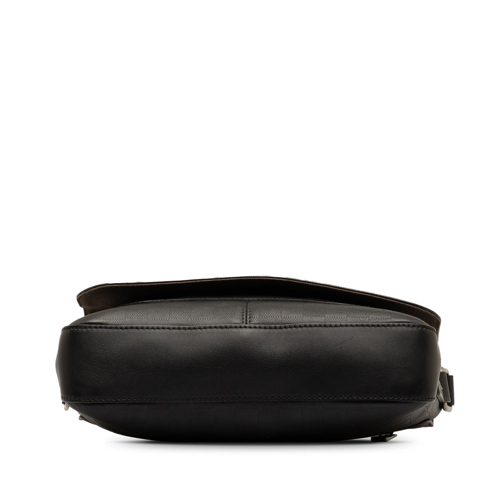 Black Louis Vuitton Damier Infini District PM Crossbody Bag