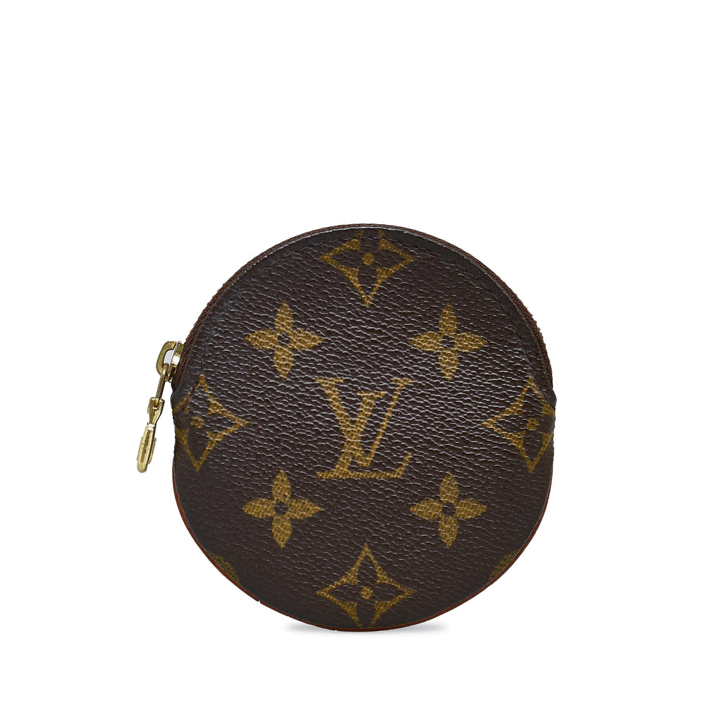 Louis Vuitton Porte-Monnaie Round Coin Monogram Canvas
